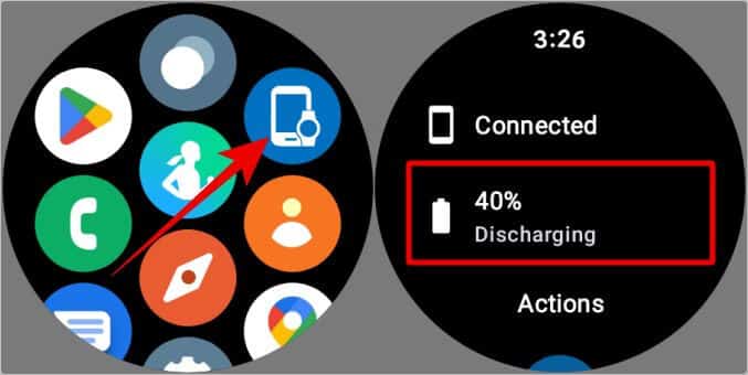 simplewer-app-on-the-Galaxy-Watch كيفية التحكم في هاتف Android الخاص بك باستخدام Galaxy Watch / WearOS