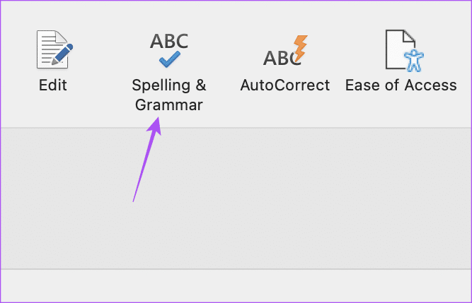 spelling-and-grammer-settings-word-mac أفضل 5 إصلاحات لعدم عمل التصحيح التلقائي في Microsoft Word على Mac