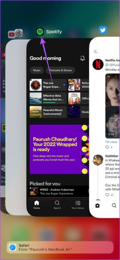 spotify-remove-from-background-iphone-473x1024-1 أفضل 8 إصلاحات لعدم تشغيل ملفات البودكاست على Spotify على iPhone
