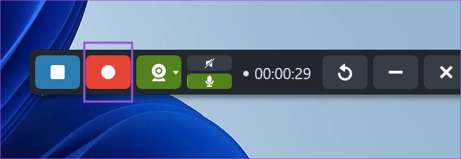 stop-screen-recording-snagit-windows11 أفضل 4 طرق لتسجيل الشاشة بدون Xbox Game Bar على Windows 11