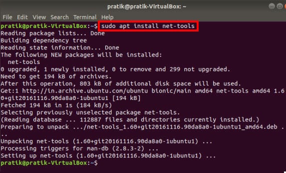 sudo_apt_install كيفية إعادة تعيين TCP / IP في أنظمة التشغيل Windows و Linux و macOS