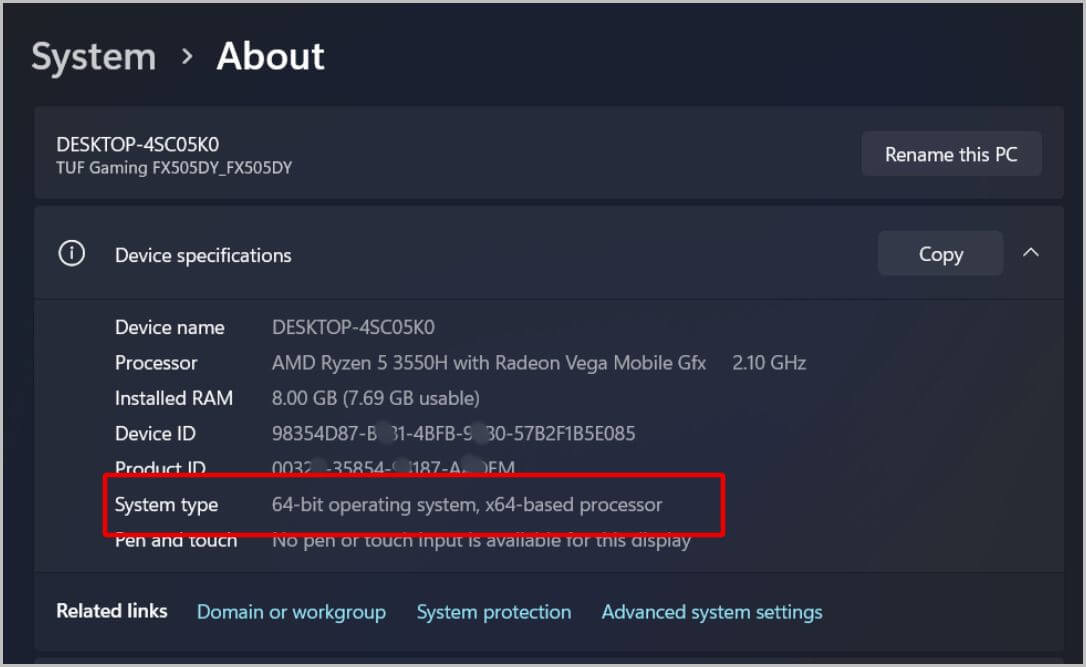 system-type-on-Windows-PC اصلاح يتم فتح ملف / مجلد في برنامج آخر على Windows: كيفية البحث عنه وحذفه