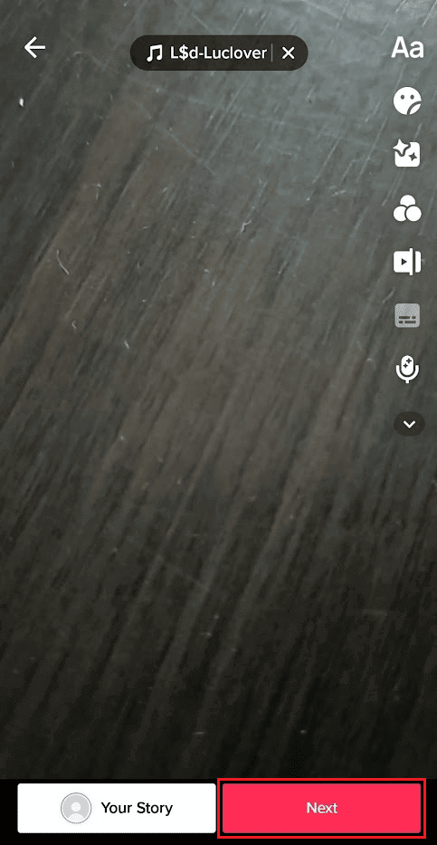 tap-on-Next-to-post-the-video-on-your-TikTok-profile كيفية قص الصوت على TikTok