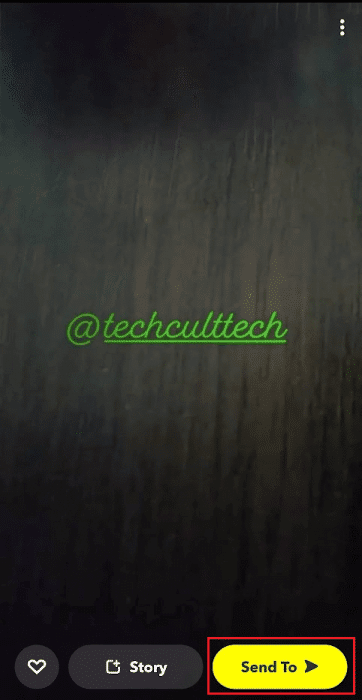 tap-on-Send-To-e1671455402418 كيفية إعادة نشر مقاطع فيديو Instagram على قصة Snapchat
