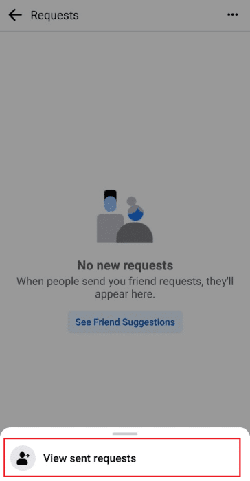 tap-on-View-sent-requests-e1671746914756 كيف ترى طلبات الصداقة المرسلة على Facebook