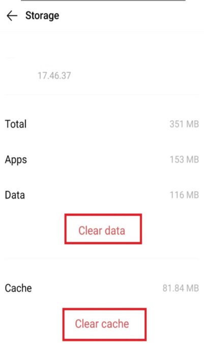 tap-on-clear-data-and-then-on-clear-cache-e1671638875632 كيفية الحصول على أسرع طريق من Google Maps مع وجهات متعددة