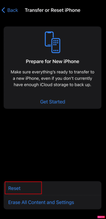 tap-on-reset-499x1024-1-e1671283268326 كيفية إصلاح اختفاء جميع أسماء جهات الاتصال على iPhone