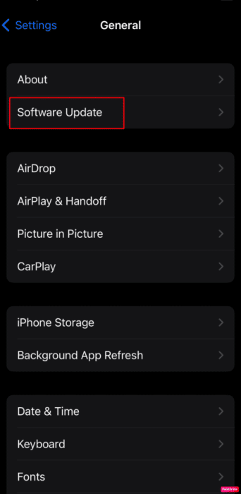 tap-on-software-update-501x1024-2-e1671710168931 كيفية إصلاح مشاركة موقعي على iPhone باللون الرمادي