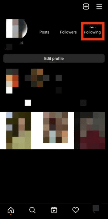 tap-on-the-following-icon-506x1024-1-e1671733123400 كيف ترى نشاط شخص ما على Instagram