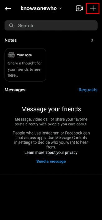 tap-on-the-plus-icon-at-the-top-right-corner-of-th-1-479x1024-1-e1671731084773 كيفية إلغاء إرسال الرسائل على Instagram