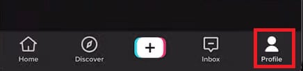 tap-on-the-profile-icon-at-the-bottom-right-corner كيفية تحرير وحفظ مسودة على TikTok