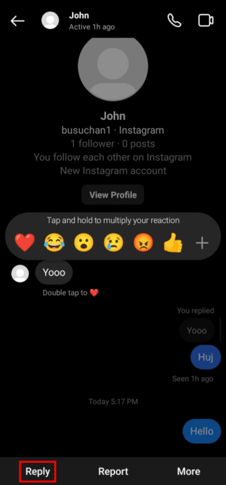 tap-on-the-reply-option-at-the-bottom-1-10-477x1024-1-e1671736408622 كيفية الرد على الرسالة على Instagram