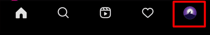 tap-on-your-profile-photo-in-the-bottom-right-corn-2 كيفية حذف مسودة Reel على Instagram