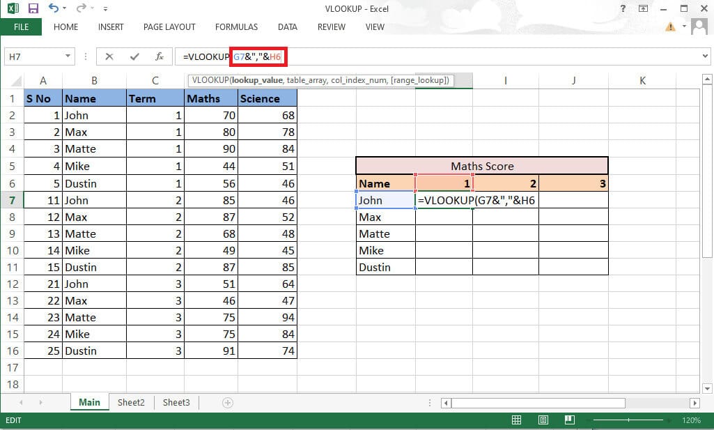 the-lookup_value-will-include-the-cell-g7-and-h6-a كيفية استخدام VLOOKUP بمعايير متعددة