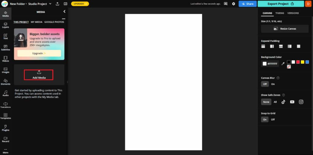 then-click-on-the-add-media-option-1024x509-1 كيفة الحصول وضع ملء الشاشة في مقاطع فيديو Instagram