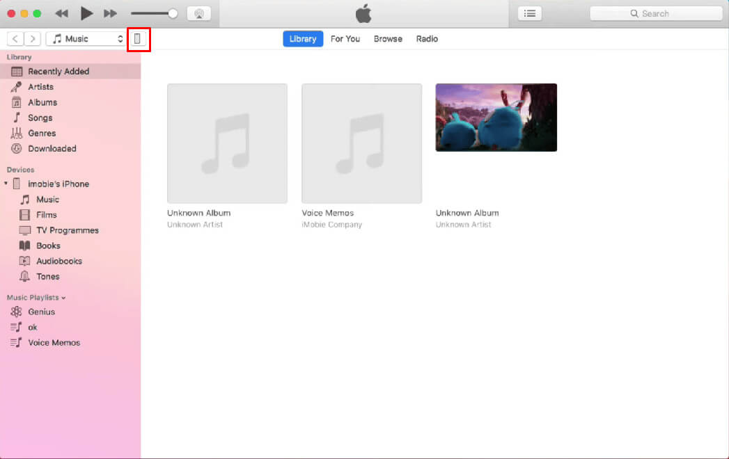then-click-on-the-device-icon-present-at-the-top-l-1 كيفية إصلاح iPhone XR العالق على شعار Apple