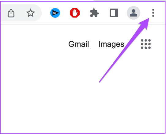 three-dots-chrome-browser-mac أفضل 5 إصلاحات لعدم وجود صوت في WhatsApp للويب على Mac و Windows