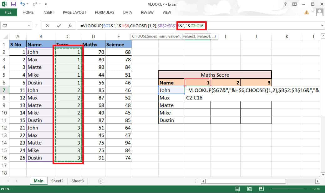 to-combine-value1-with-the-next-column-add-an-amp كيفية استخدام VLOOKUP بمعايير متعددة