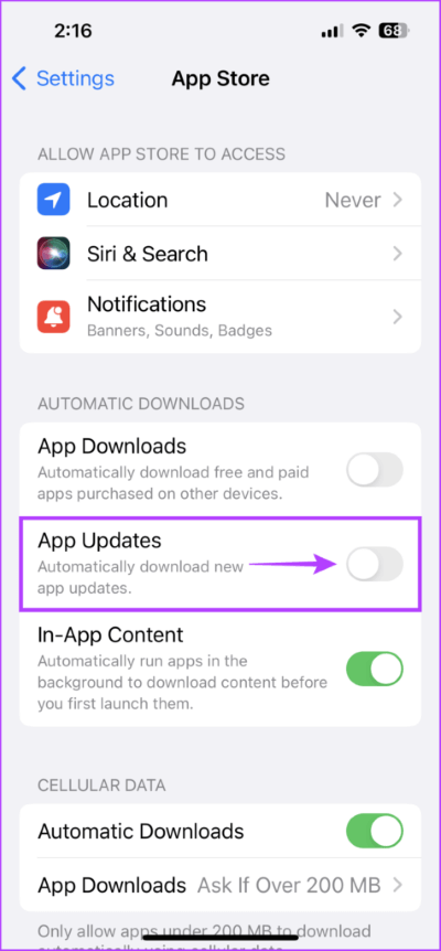 turn-off-App-Updates-475x1024-1 كيفية تعطيل تحديثات التطبيقات التلقائية على Android و iOS