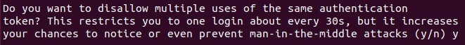 two-factor-ssh-guide-08-toggle-auth-token-multiple-uses كيفية تمكين المصادقة الثنائية لاتصال SSH