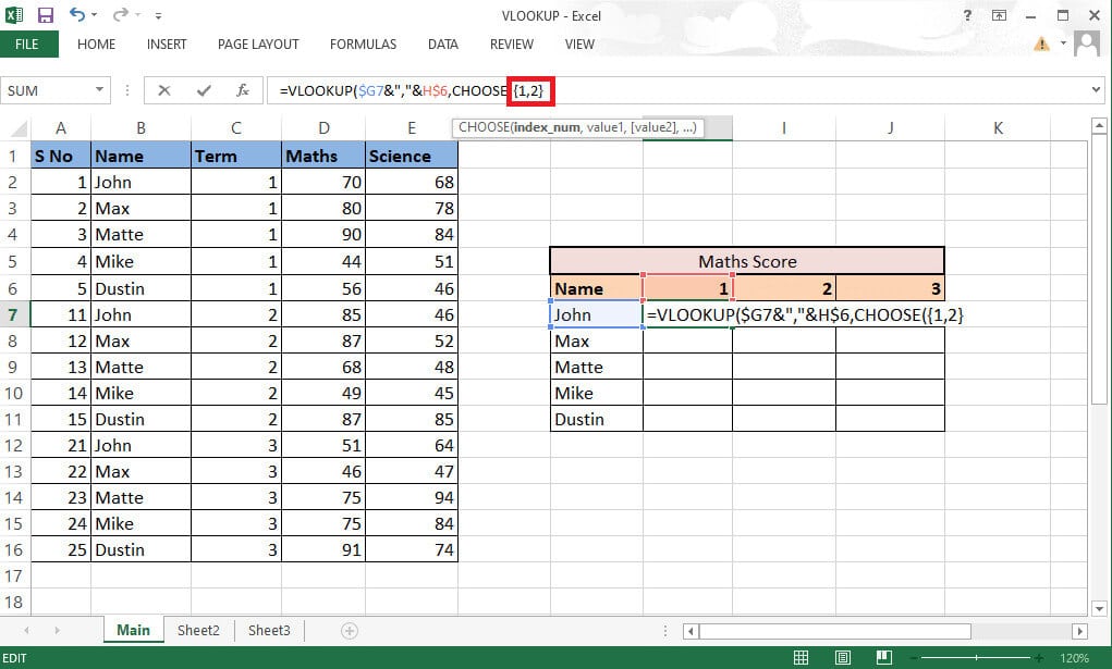 type-12-in-curly-brackets-as-index_num-to-create كيفية استخدام VLOOKUP بمعايير متعددة
