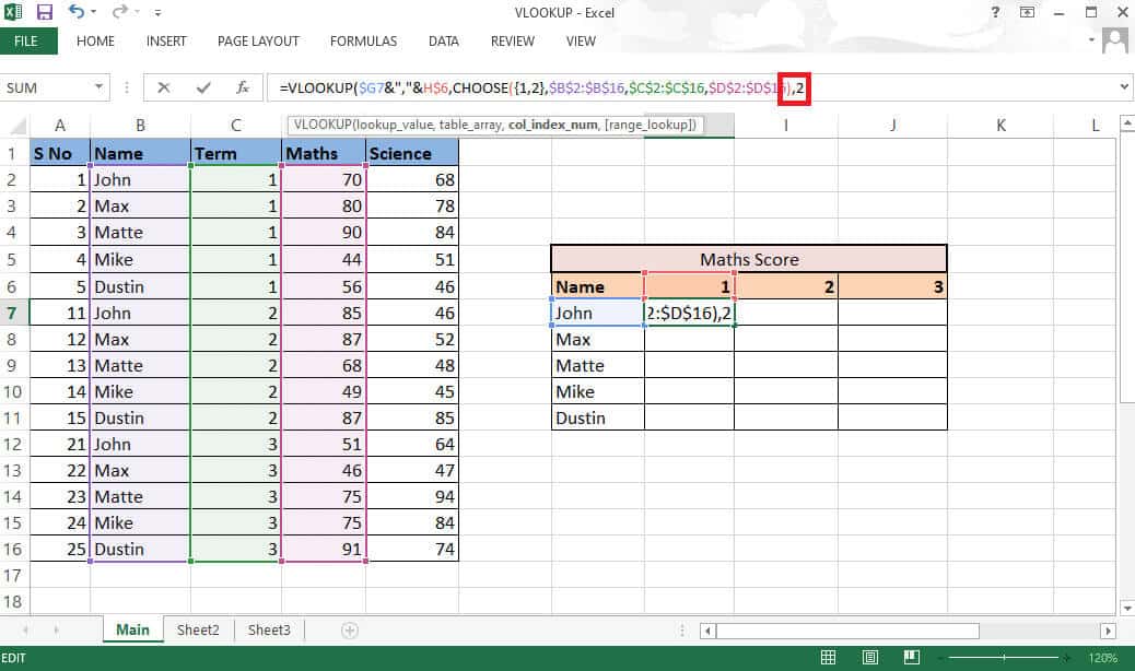 type-comma-and-move-to-the-col_index_num-argum كيفية استخدام VLOOKUP بمعايير متعددة