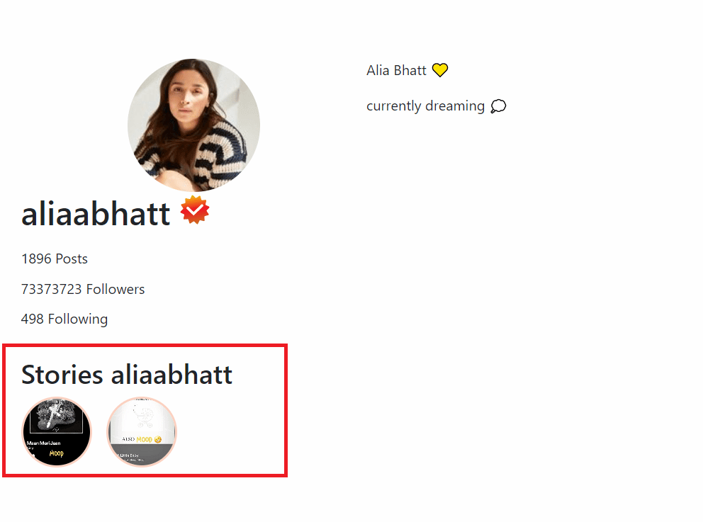 under-the-username-the-profiles-stories-are-visi كيفية مشاهدة منشورات وقصص Instagram بدون حساب