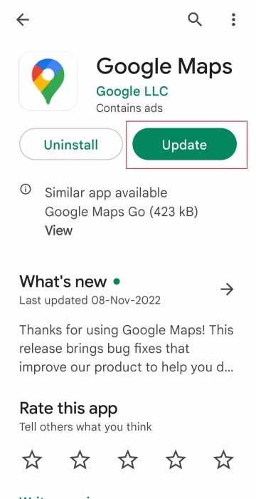 update-Google-Maps-e1671638757490 كيفية الحصول على أسرع طريق من Google Maps مع وجهات متعددة