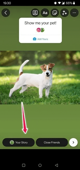 use-add-yours-sticker-instagram-your-story.jpeg كيفية استخدام ملصقات "Add Yours" في قصص Instagram