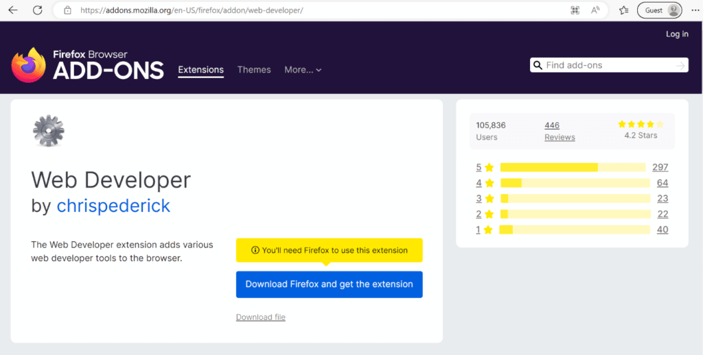 web-developer-firefox-extension-1024x518-1 أفضل 26 إضافة لمتصفح Firefox للمطورين والمصممين