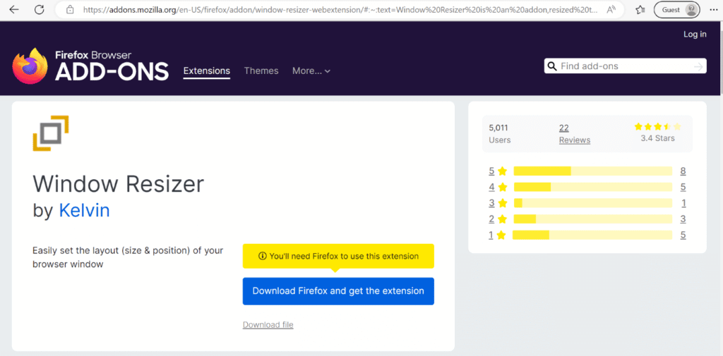 window-resizer-firefox-extension-1024x505-1 أفضل 26 إضافة لمتصفح Firefox للمطورين والمصممين