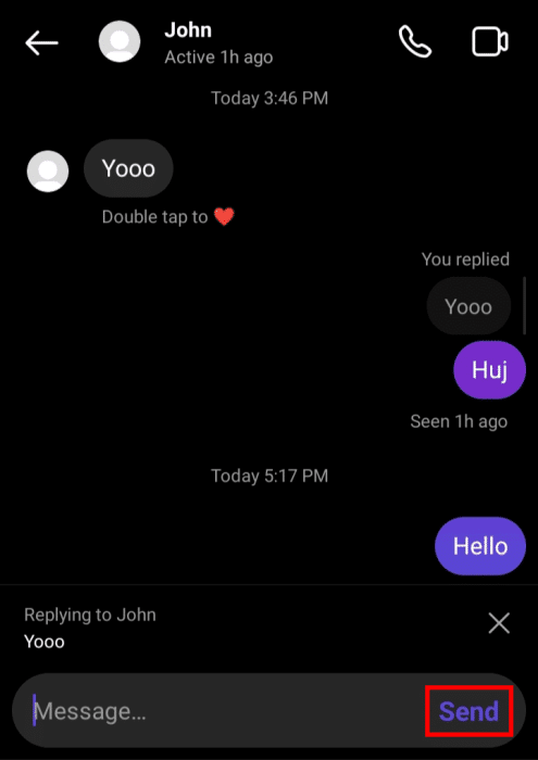 write-a-message-as-a-reply-and-tap-on-send-1-2-e1671736578330 كيفية الرد على الرسالة على Instagram