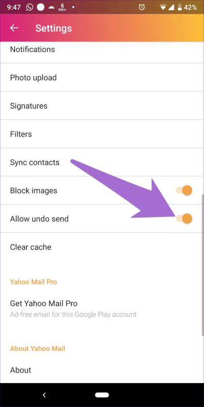 9 إعدادات تطبيق Yahoo Mail Android لاستخدامه كالمحترفين - %categories