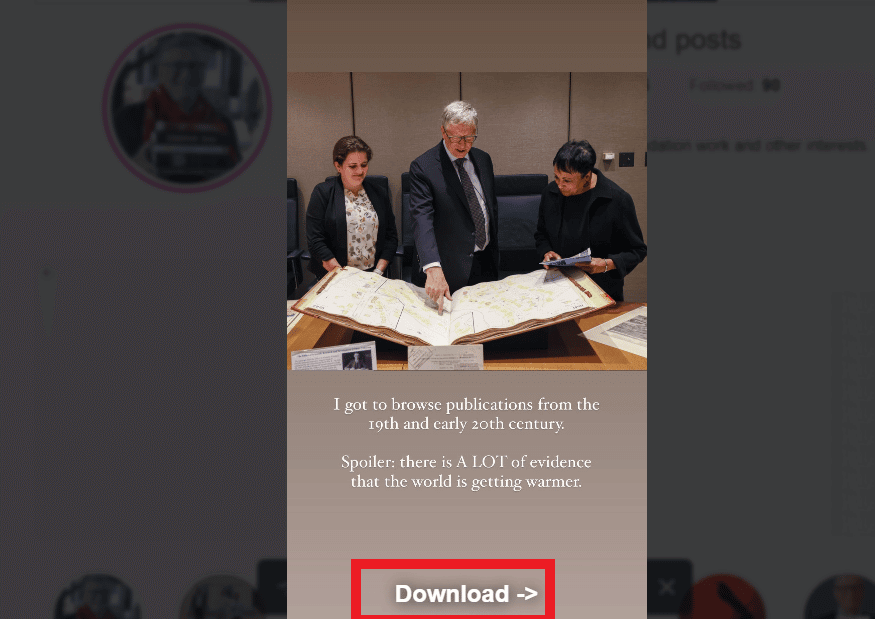 you-can-also-save-them-by-clicking-the-download-bu كيفية مشاهدة منشورات وقصص Instagram بدون حساب