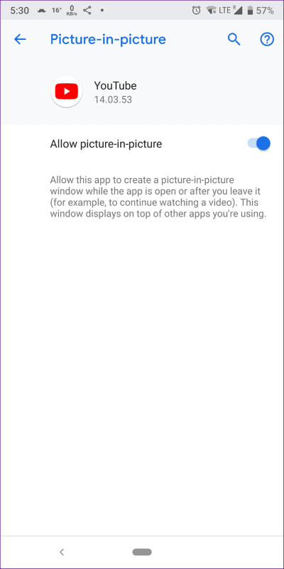 youtube-pip-not-working-9_935adec67b324b146ff212ec4c69054f-2 كيفية إصلاح عدم عمل صورة داخل صورة على YouTube (PiP) على Android