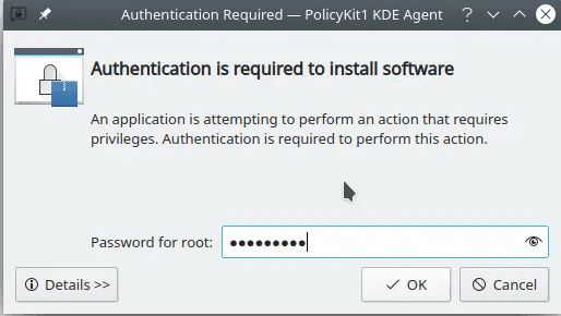 zoom-openSUSE-Zoom-Installation-Discover-Authentication-e1637630710825.png كيفية تثبيت Zoom على Linux
