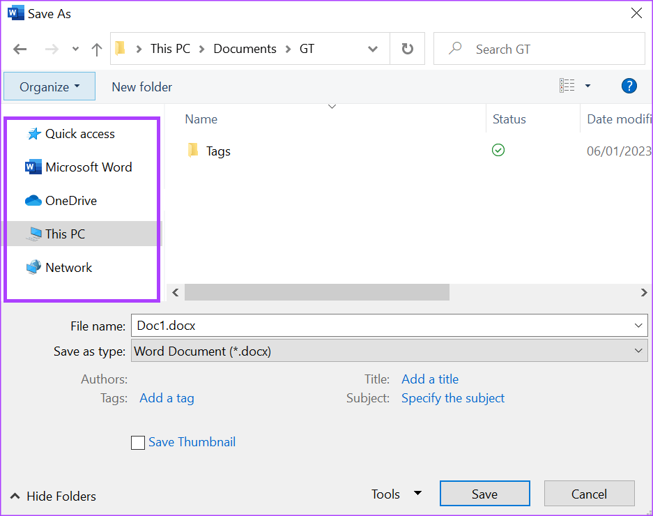 3-best-ways-to-add-tags-to-a-microsoft-word-document-5 3 أفضل الطرق لإضافة علامات في Microsoft Word