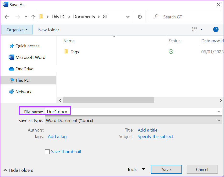 3-best-ways-to-add-tags-to-a-microsoft-word-document-6 3 أفضل الطرق لإضافة علامات في Microsoft Word