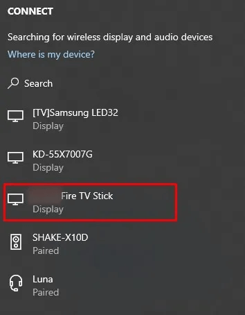 44 كيفية عكس نظام Windows 10 على جهاز Amazon Fire TV Stick أو Cube