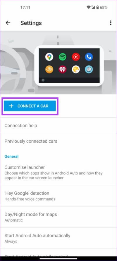 AA-black-screen-15-2-461x1024-1 10 إصلاحات لعدم تشغيل Android Auto للموسيقى من Spotify أو YouTube Music
