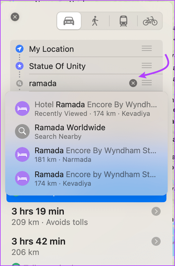 Add-Multiple-Stops-on-Apple-Maps-in-macOS-Ventura-5-1 كيفية إضافة محطات متعددة في Apple Maps على iPhone و iPad و Mac