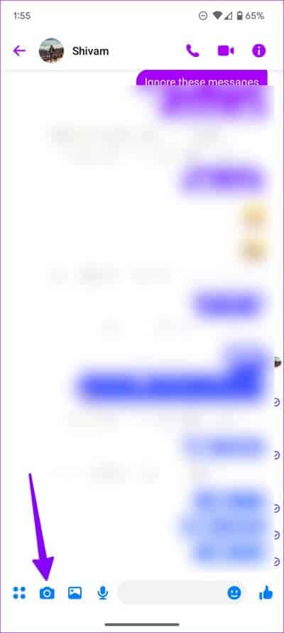 Add-special-camera-effects-in-Facebook-Messenger-1 كيفية إضافة مؤثرات خاصة للكلمات على Facebook Messenger
