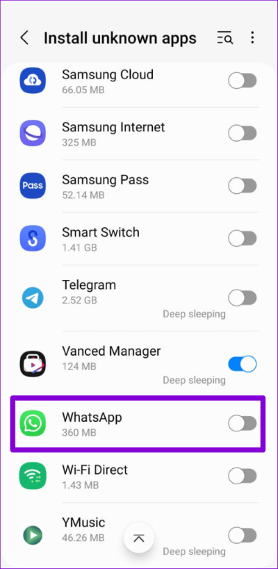 Allow-App-Installation-From-WhatsApp-on-Android-500x1024-1 أفضل طريقتين لمشاركة التطبيقات بين أجهزة Android