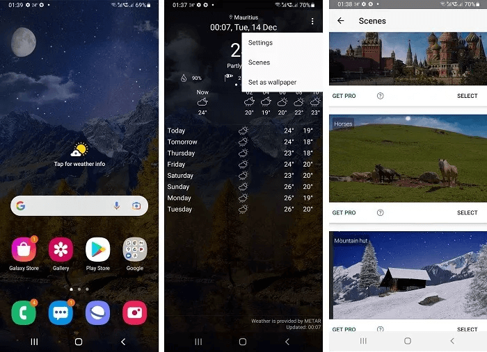 Android-Weather-Wallpaper-By-Bastion7-Screens.jpg 5 من أفضل تطبيقات Live Weather Wallpaper لنظام Android