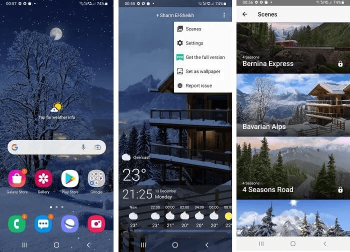 5 من أفضل تطبيقات Live Weather Wallpaper لنظام Android - %categories