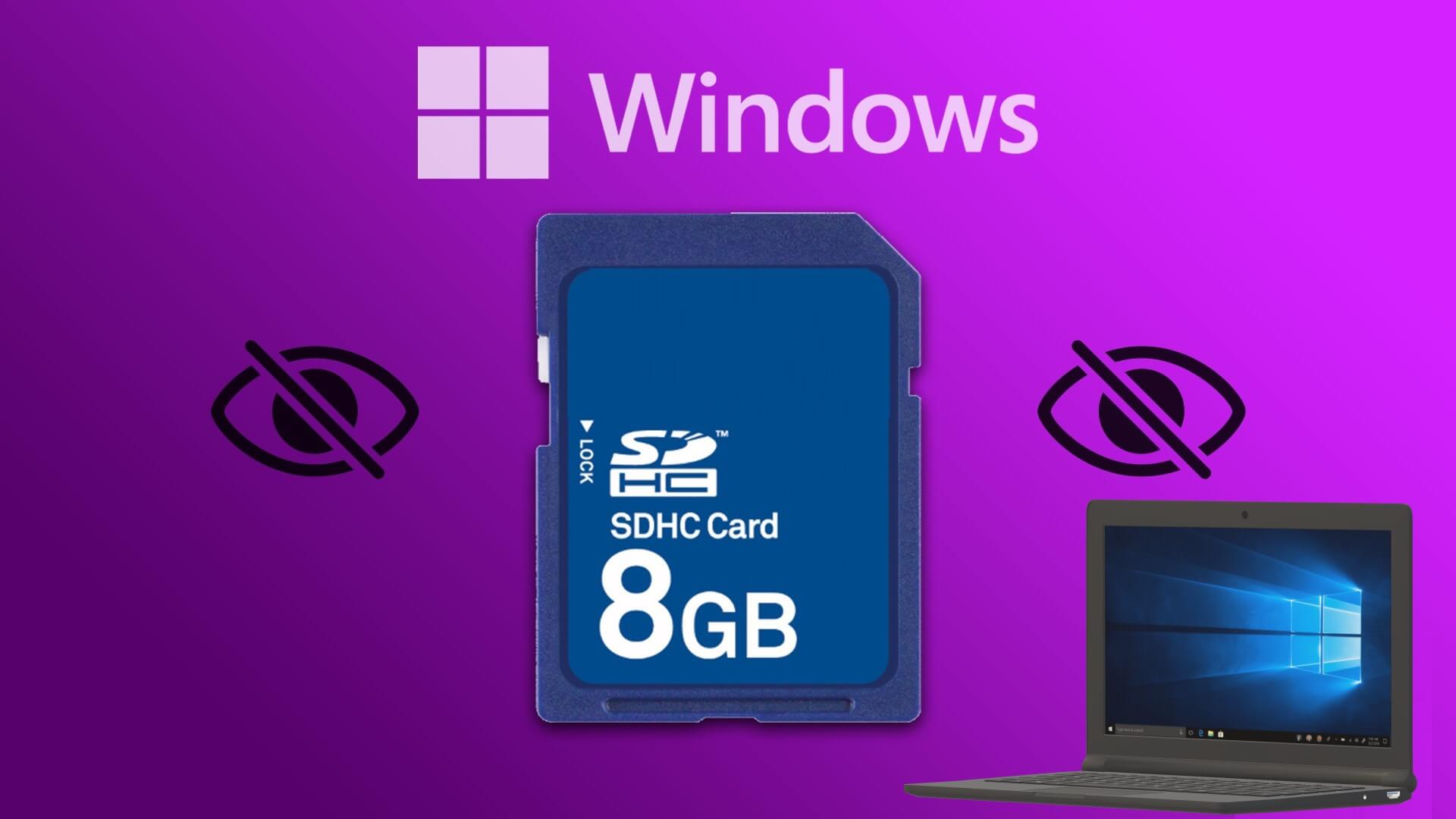 أفضل 8 إصلاحات لعدم ظهور بطاقة SD على Windows 11 - %categories