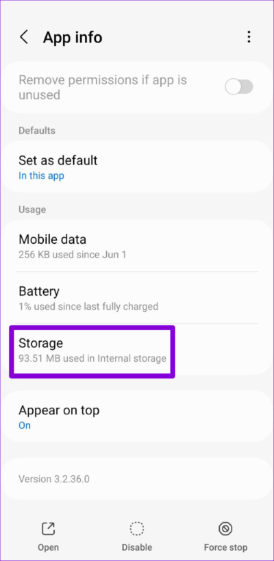 Bixby-Storage-Settings-500x1024-1 أفضل 7 طرق لإصلاح عدم عمل Bixby على هواتف Samsung Galaxy