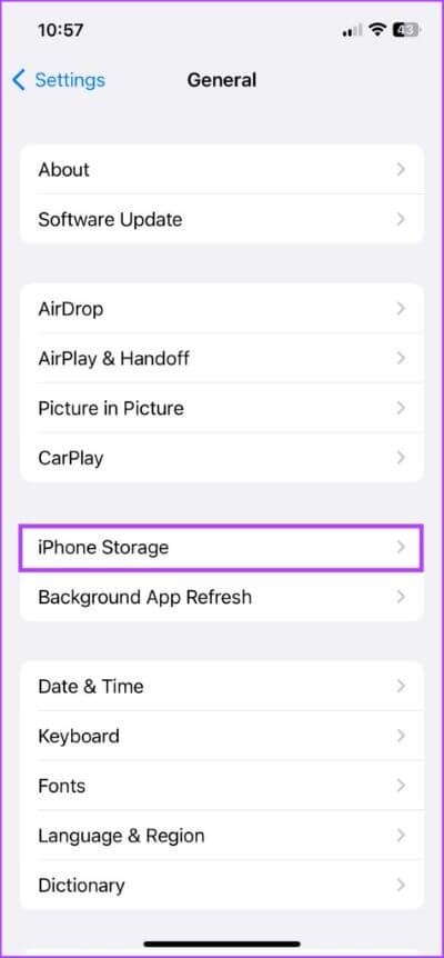 Check-iPhone-Storage-1-475x1024-1 10 طرق لإصلاح تعطل تطبيق YouTube أو عدم عمله على iPhone