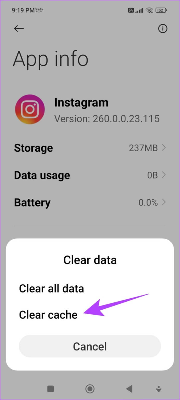 Clear-Cache-3-693x1536-1 كيفية حذف قصة على Instagram وماذا تفعل إذا لم تتمكن من حذفها