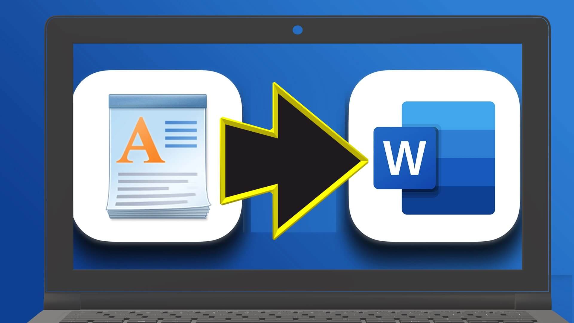 كيفية تحويل مستند WordPad إلى Microsoft Word - %categories